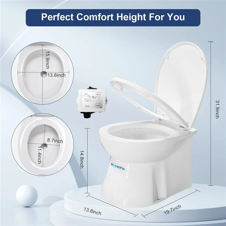 Full Size Marine Toilet