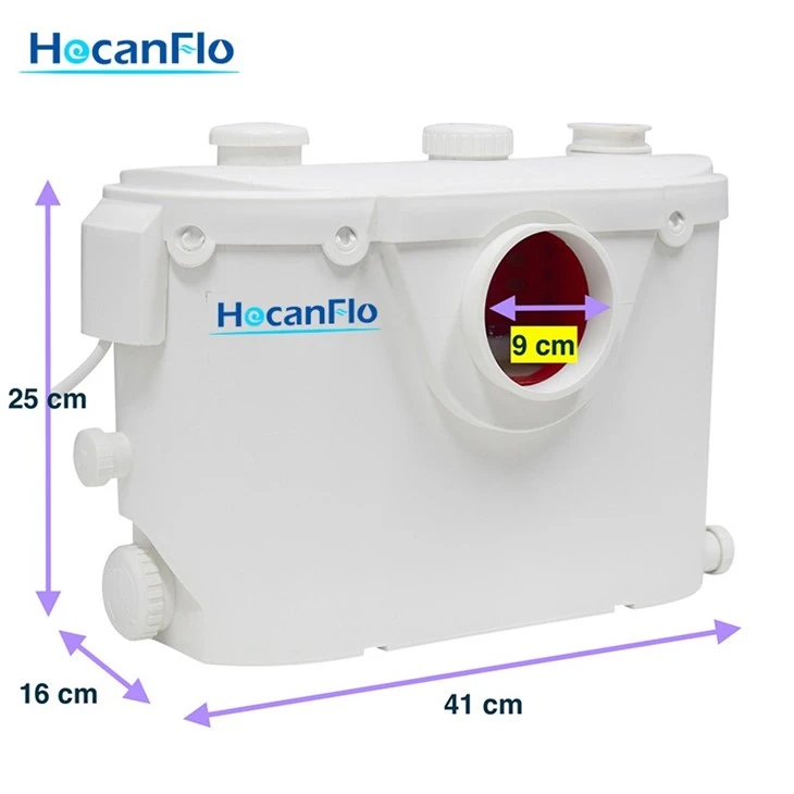 Home Sanitary Centrifugal Toilet Trash Waste Water Booster Pipeline