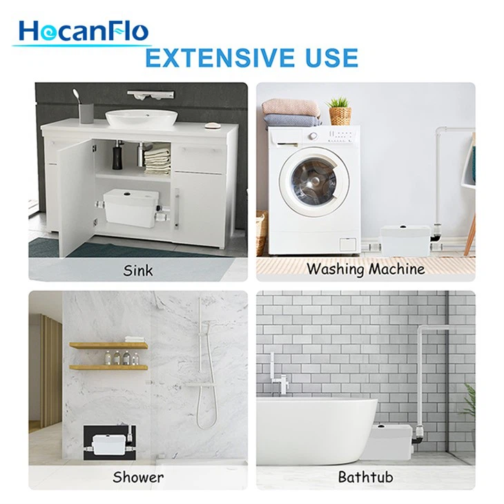 Quiet Sewage Macerating Pump For Basement